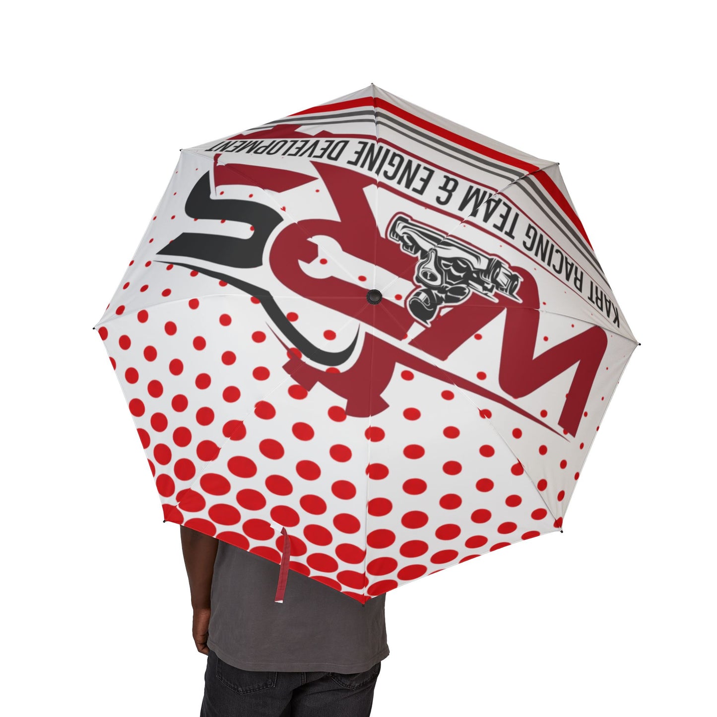 Racing Team Foldable Umbrella — WRS Kart Engine Design, Semi-Automatic
