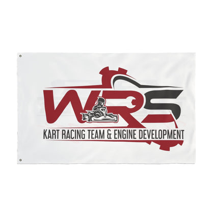 Racing Team Double-Sided Flag — Kart Racing & Engine Development Banner