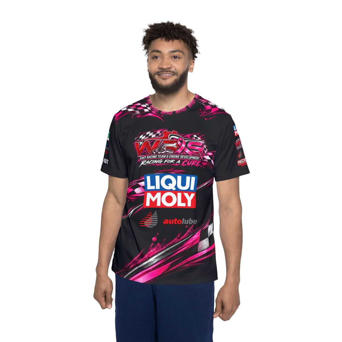 Driven by Hope Racing Jersey — Liqui Moly Pink Motorsports Tee
