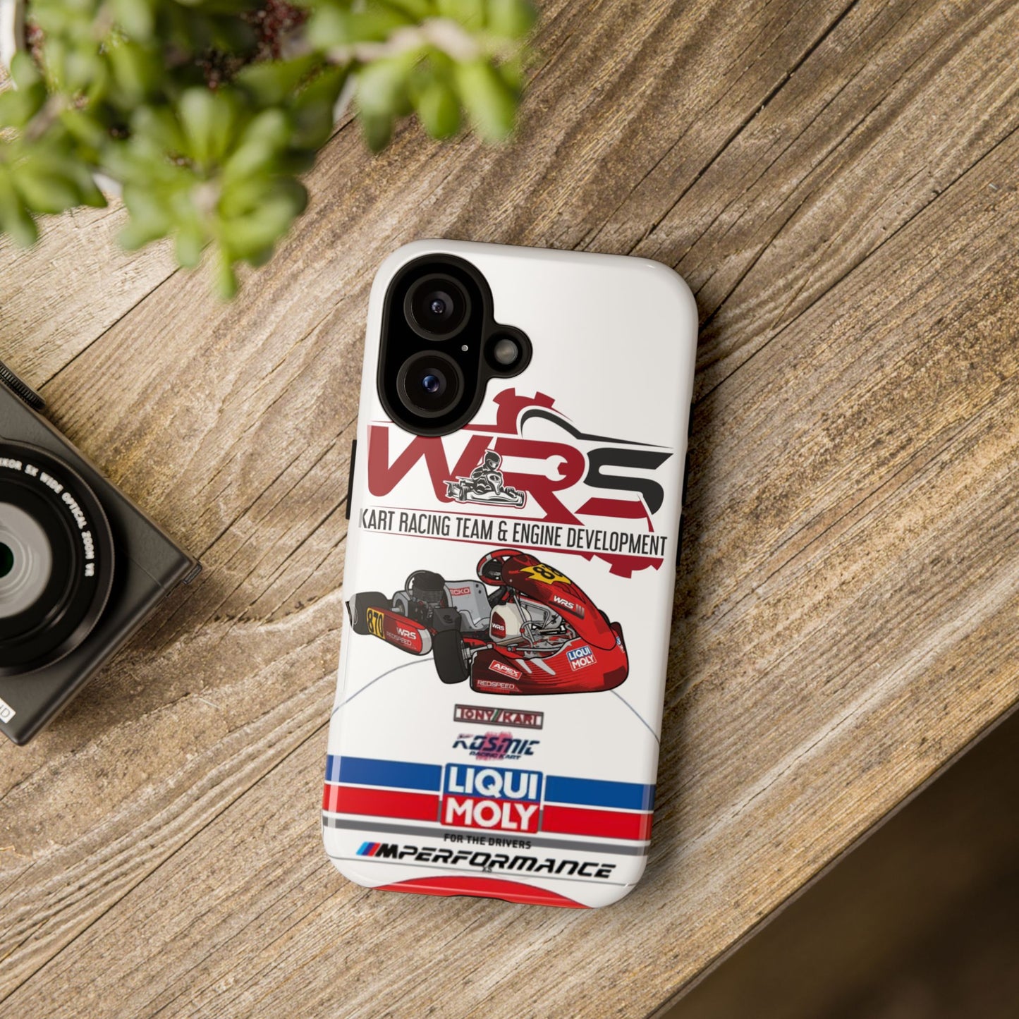 Kart Racing Tough Phone Case – 'WRS' Engine Development Design