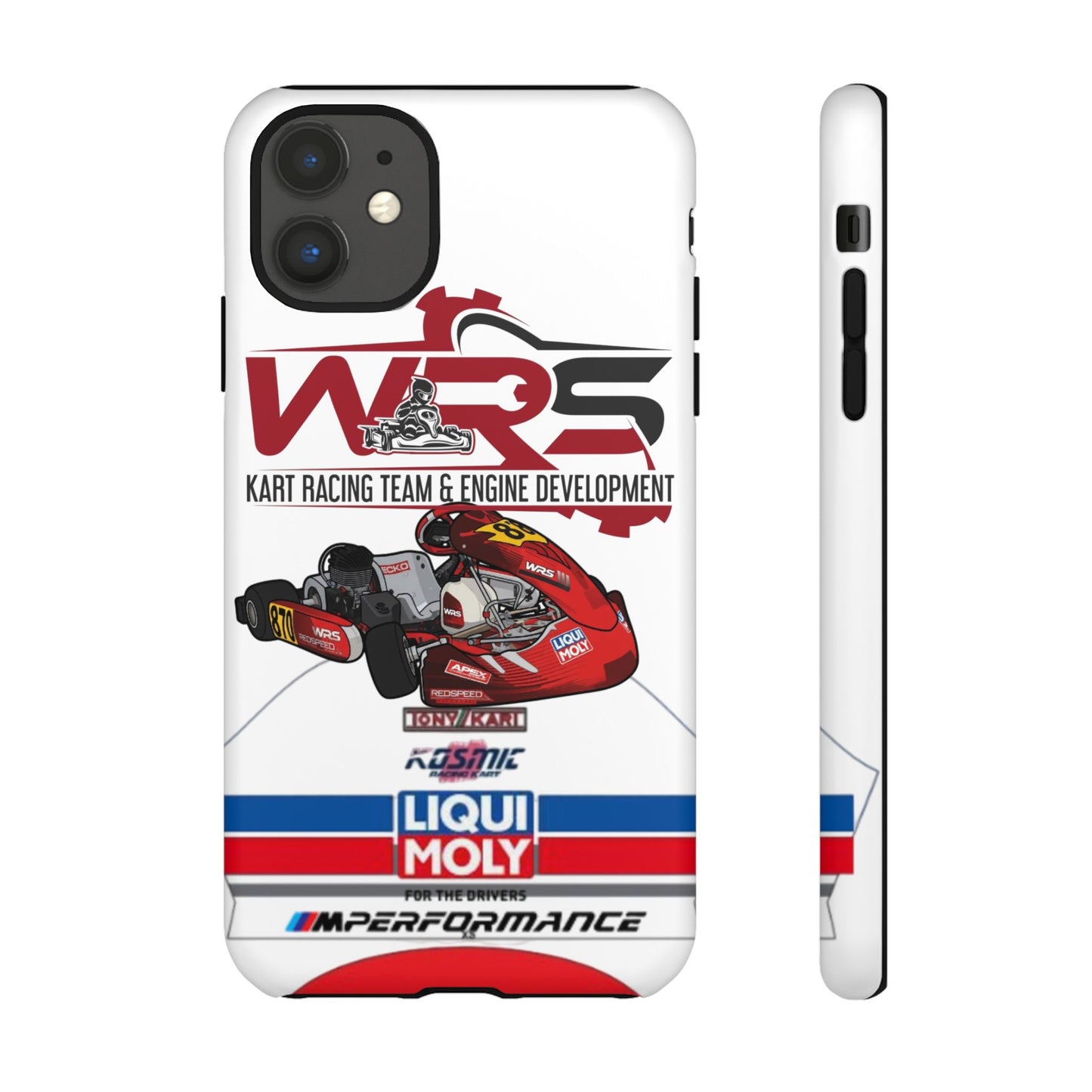 Kart Racing Tough Phone Case – 'WRS' Engine Development Design