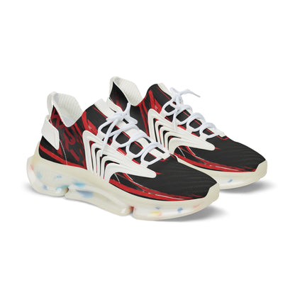 Men's Mesh Sneakers — Red Flame Athletic Running Shoes