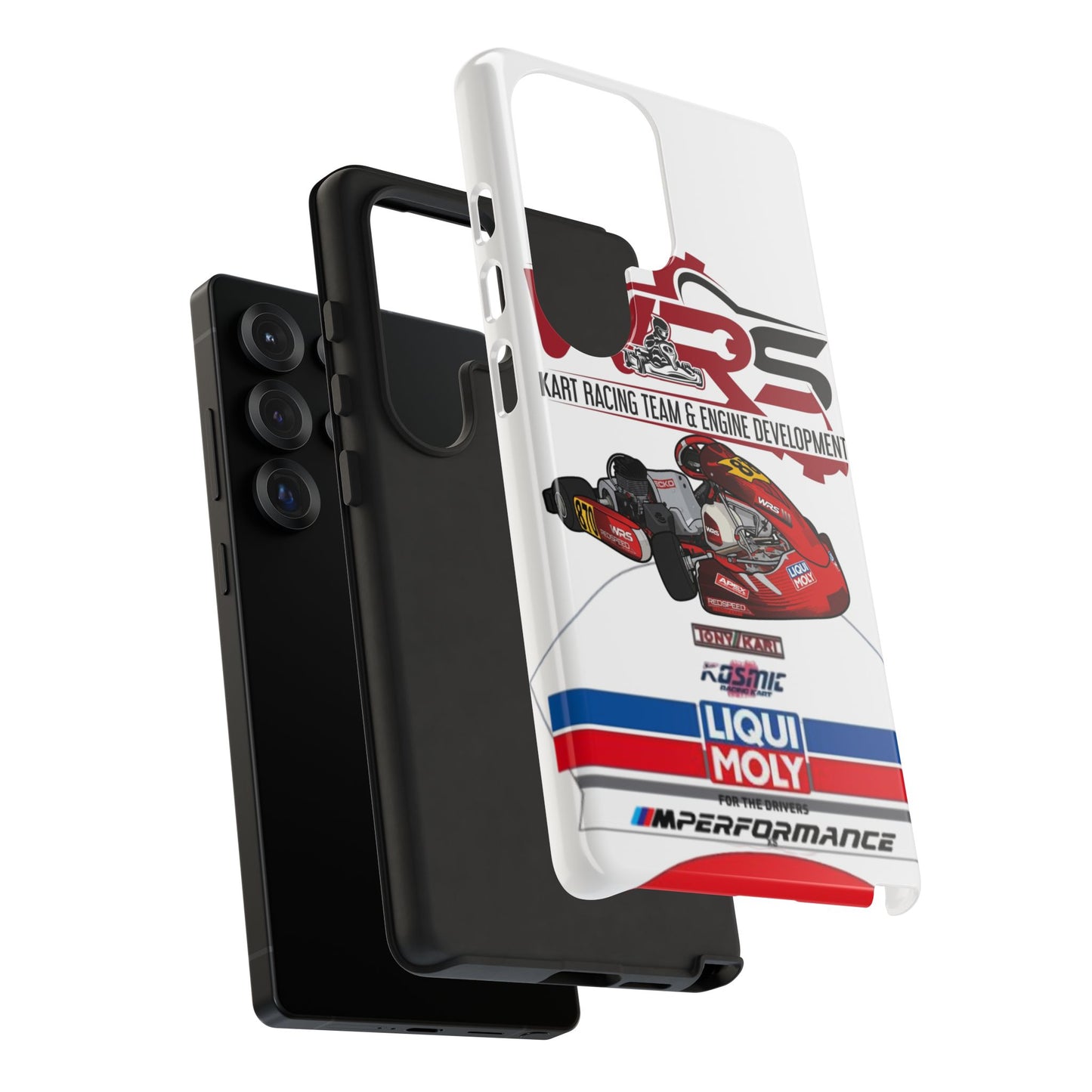 Kart Racing Tough Phone Case – 'WRS' Engine Development Design