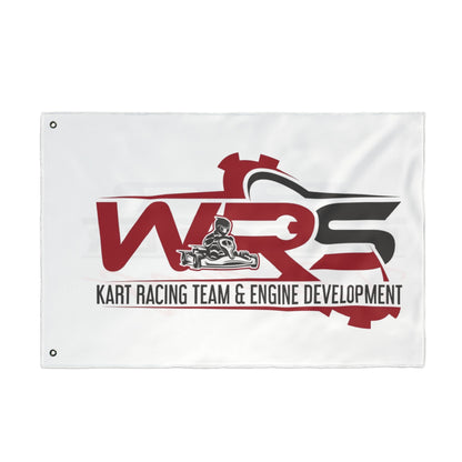 Racing Team Double-Sided Flag — Kart Racing & Engine Development Banner