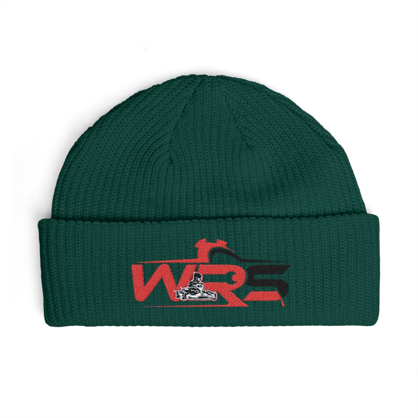 Cuff Beanie - Vintage Racing Logo Knit Cap