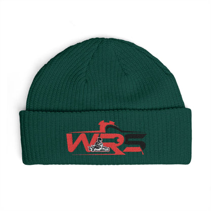 Cuff Beanie - Vintage Racing Logo Knit Cap