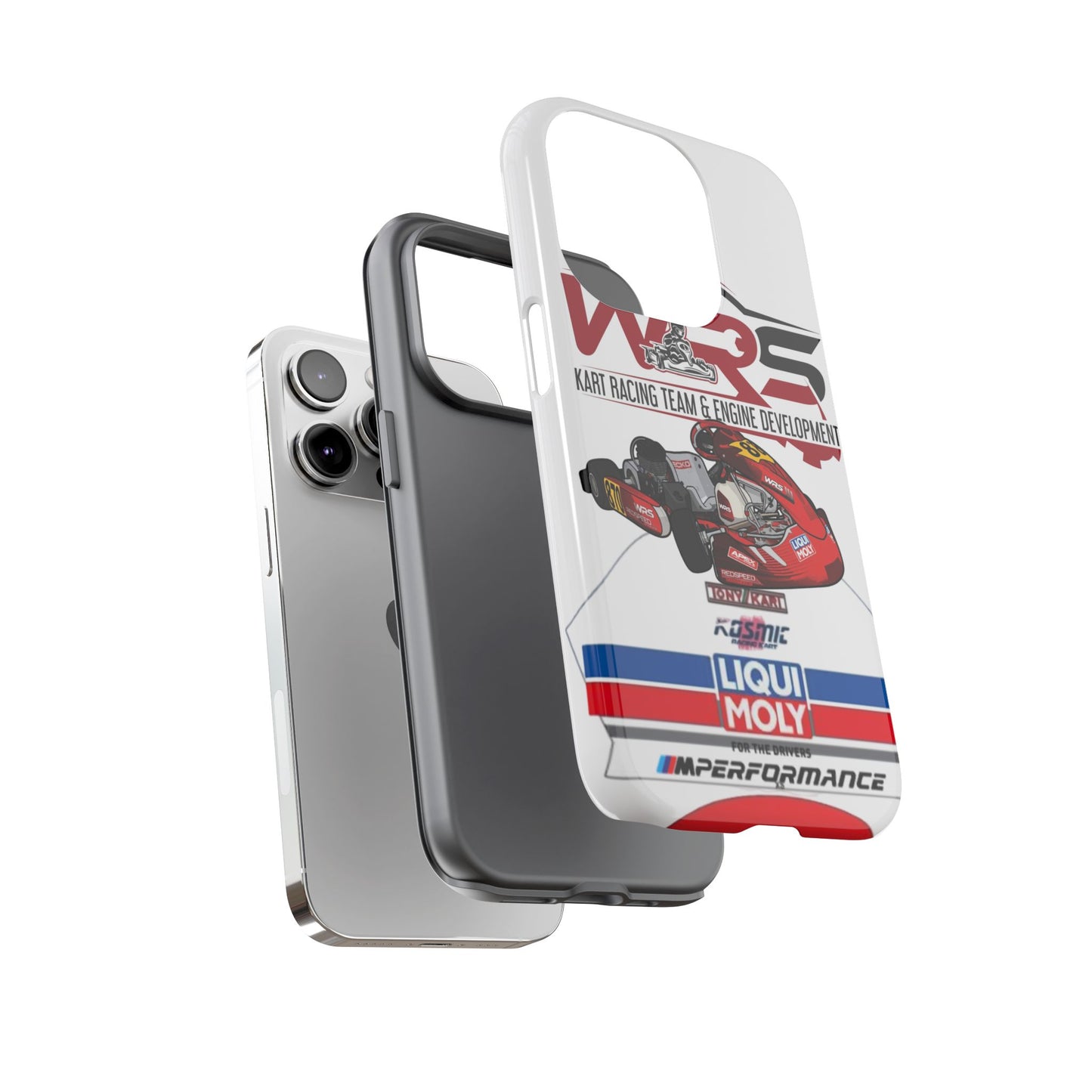 Kart Racing Tough Phone Case – 'WRS' Engine Development Design