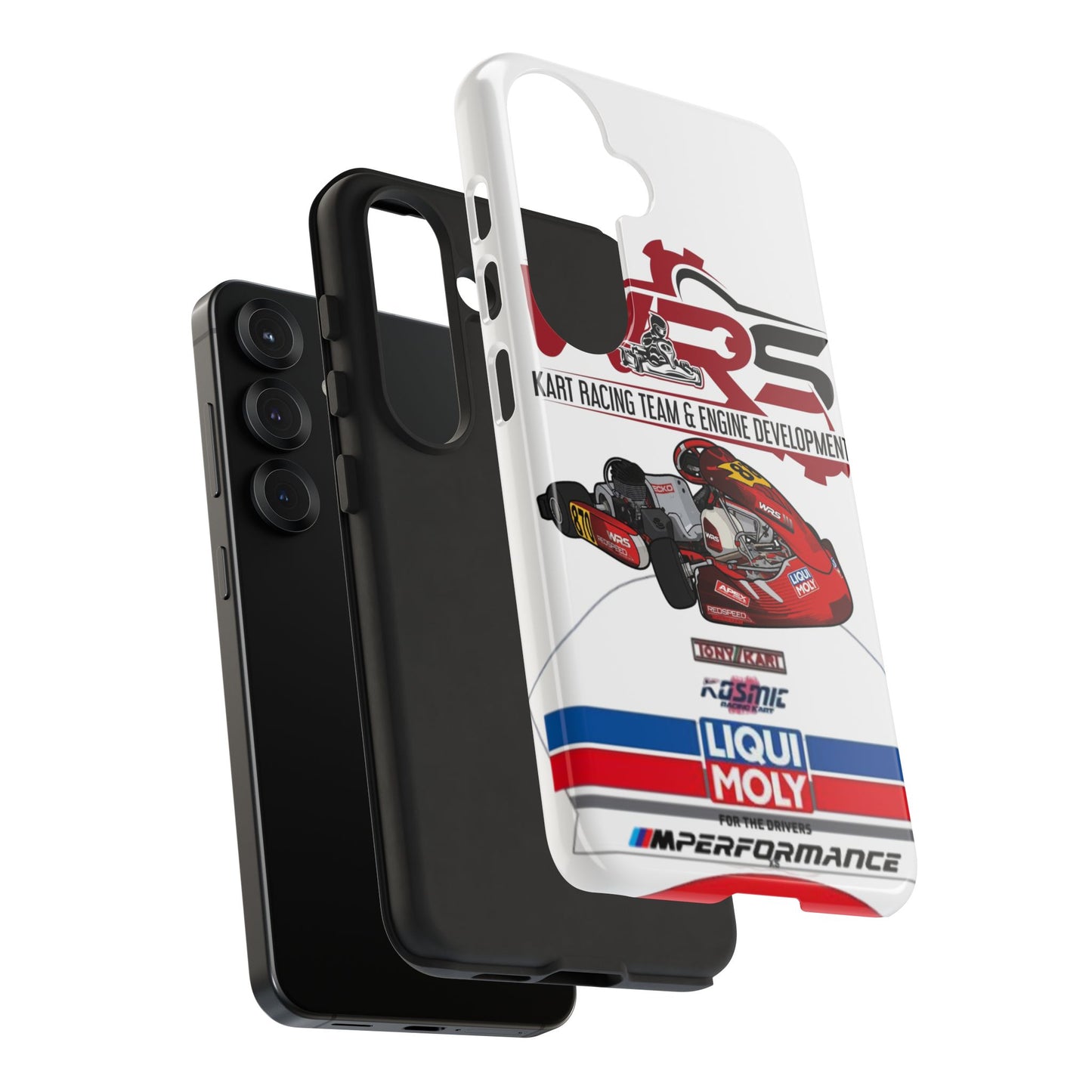 Kart Racing Tough Phone Case – 'WRS' Engine Development Design