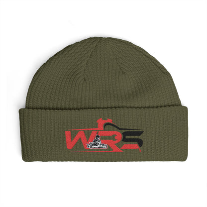 Cuff Beanie - Vintage Racing Logo Knit Cap