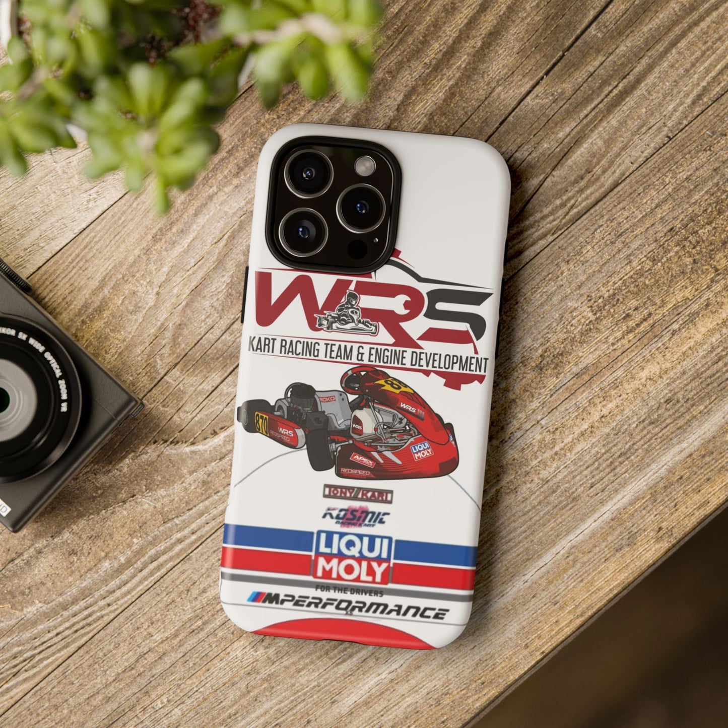 Kart Racing Tough Phone Case – 'WRS' Engine Development Design