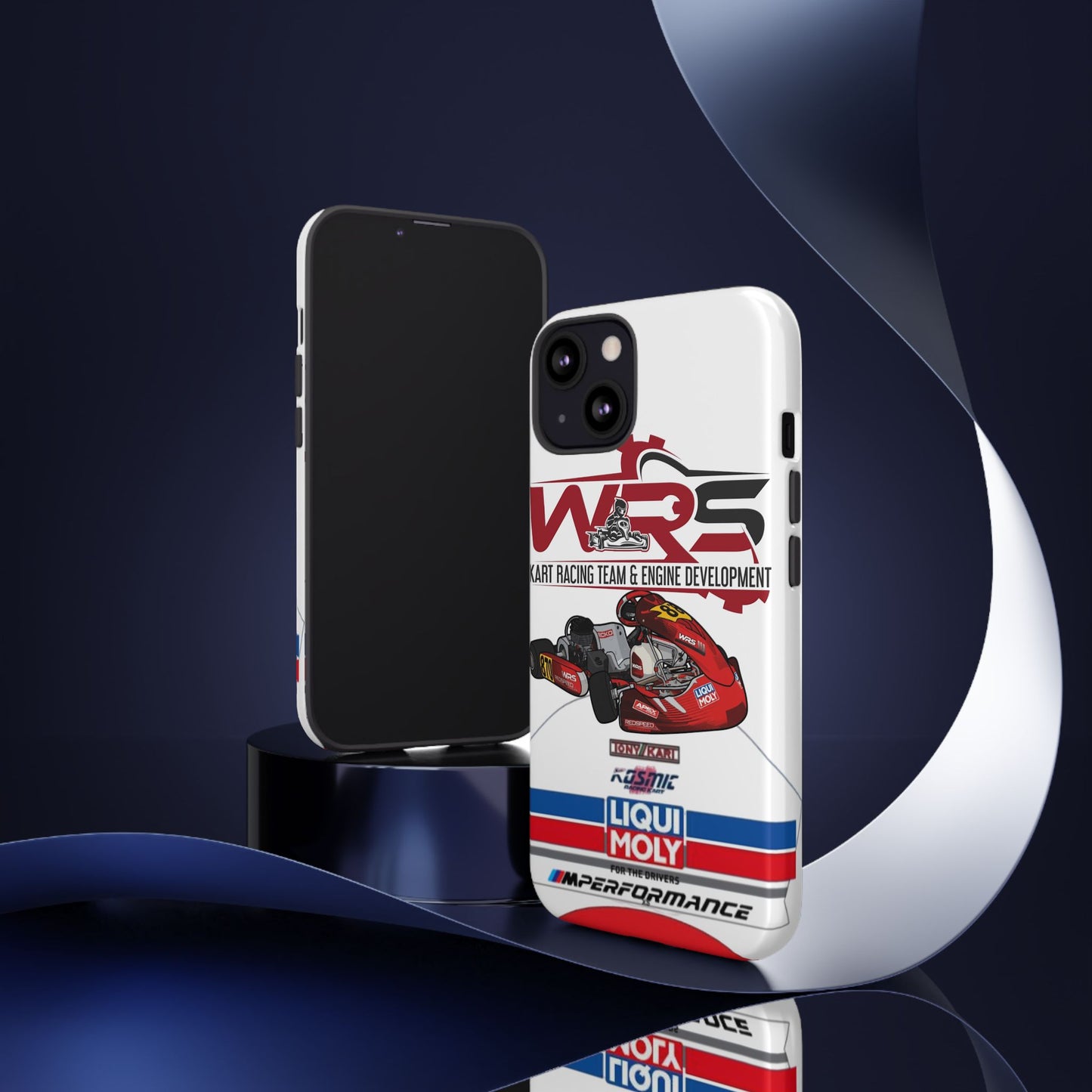 Kart Racing Tough Phone Case – 'WRS' Engine Development Design