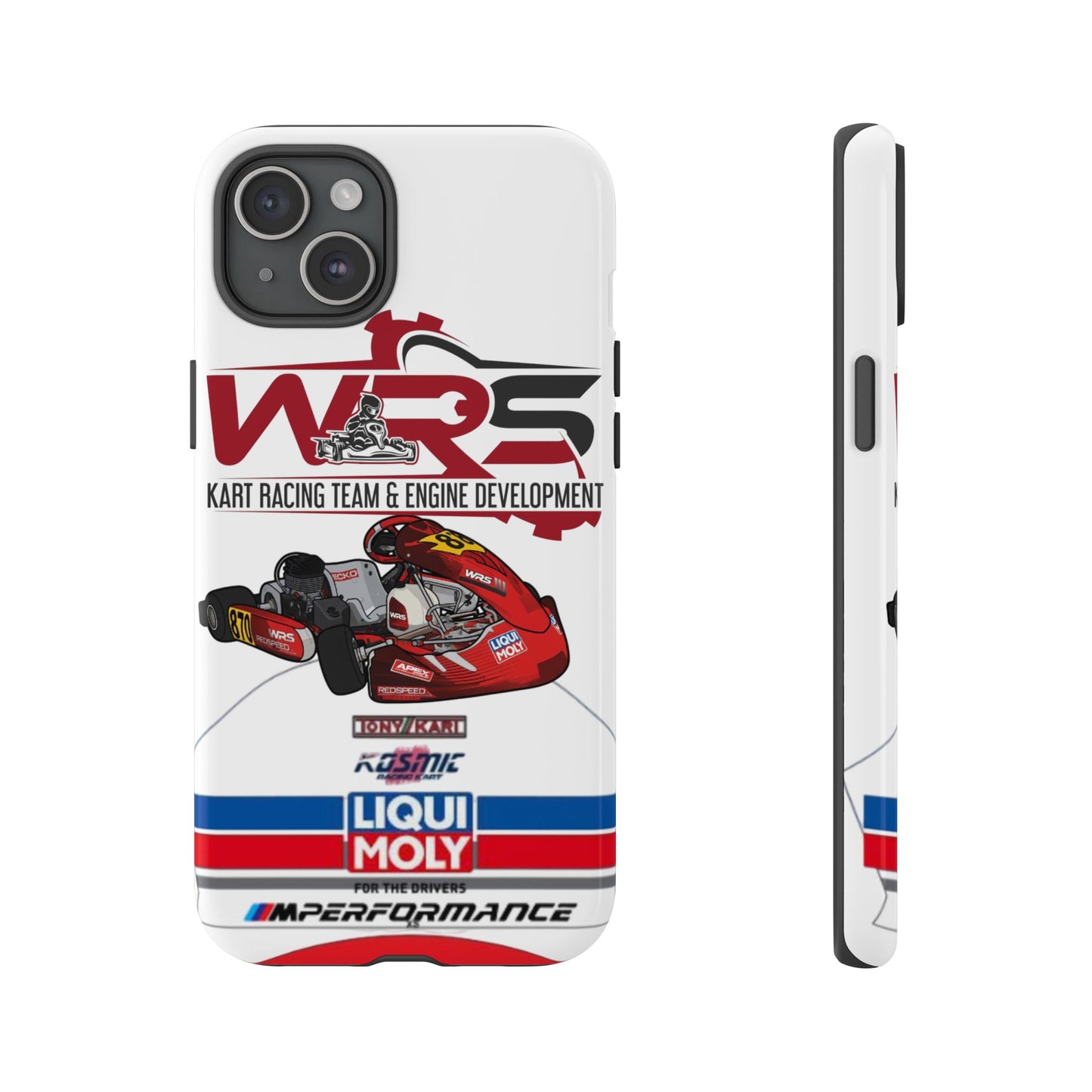 Kart Racing Tough Phone Case – 'WRS' Engine Development Design
