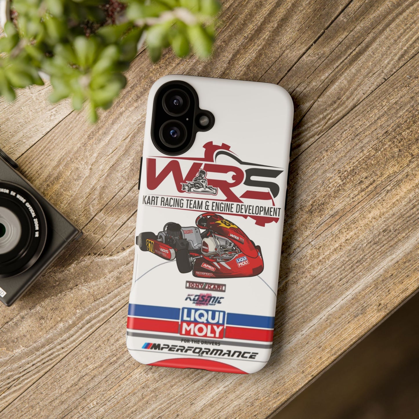 Kart Racing Tough Phone Case – 'WRS' Engine Development Design