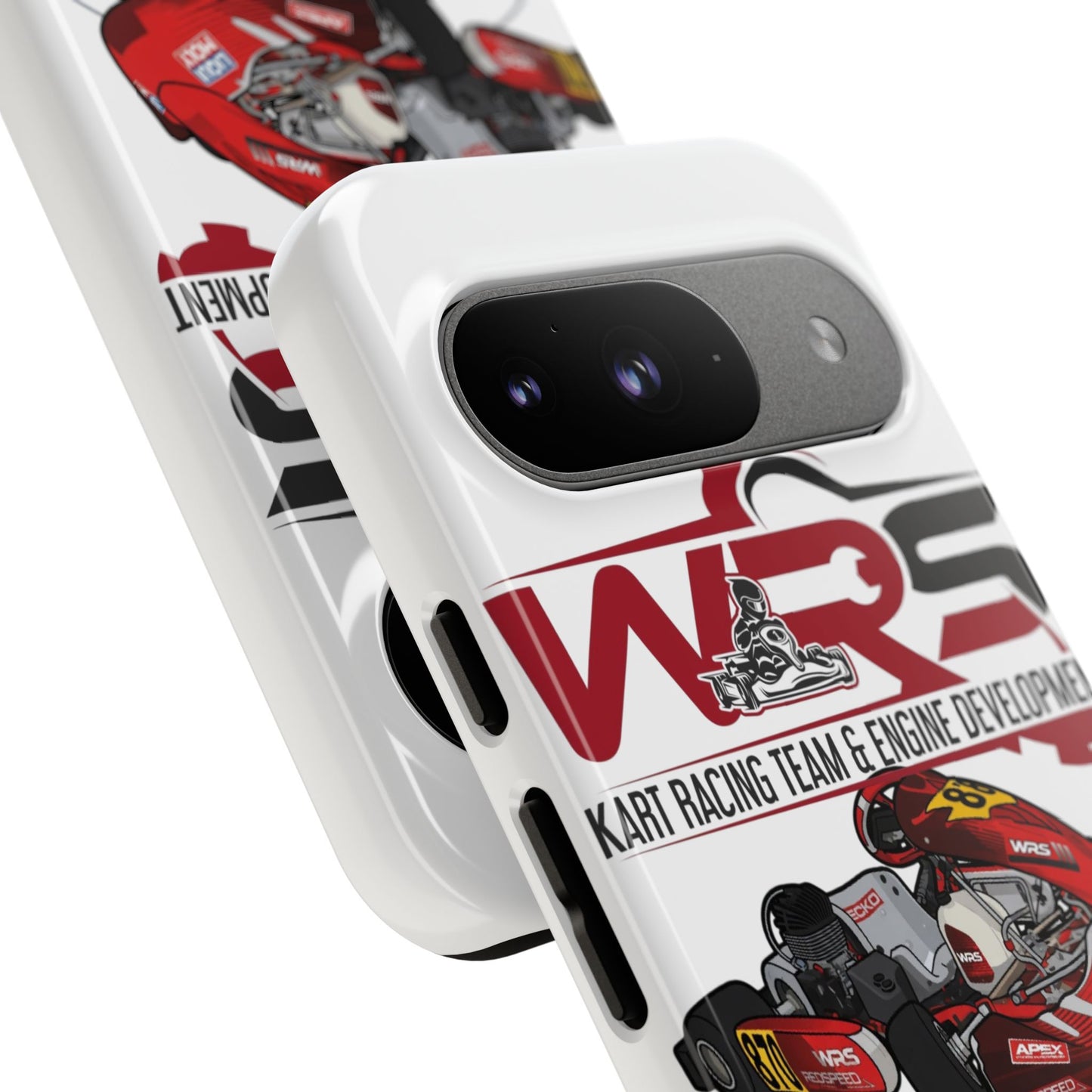 Kart Racing Tough Phone Case – 'WRS' Engine Development Design