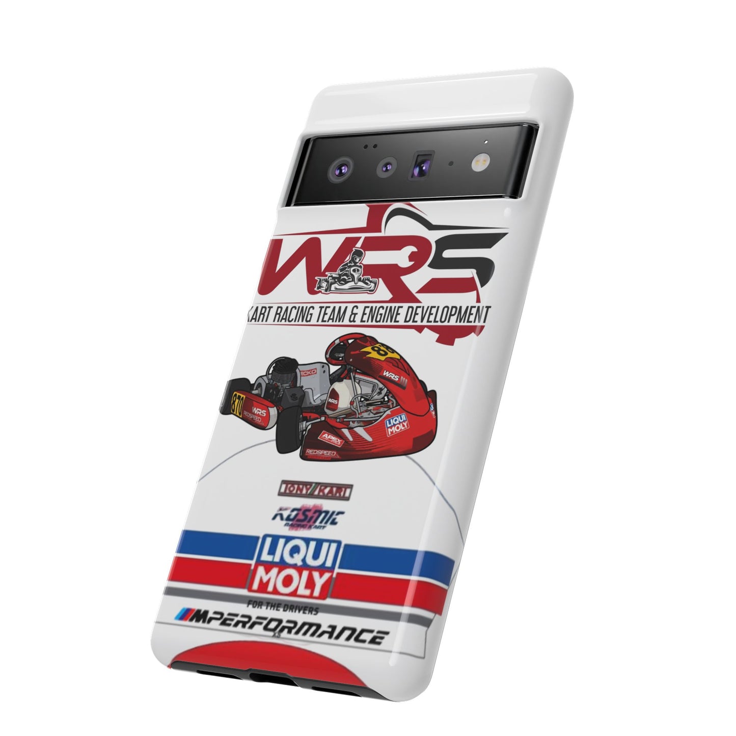 Kart Racing Tough Phone Case – 'WRS' Engine Development Design