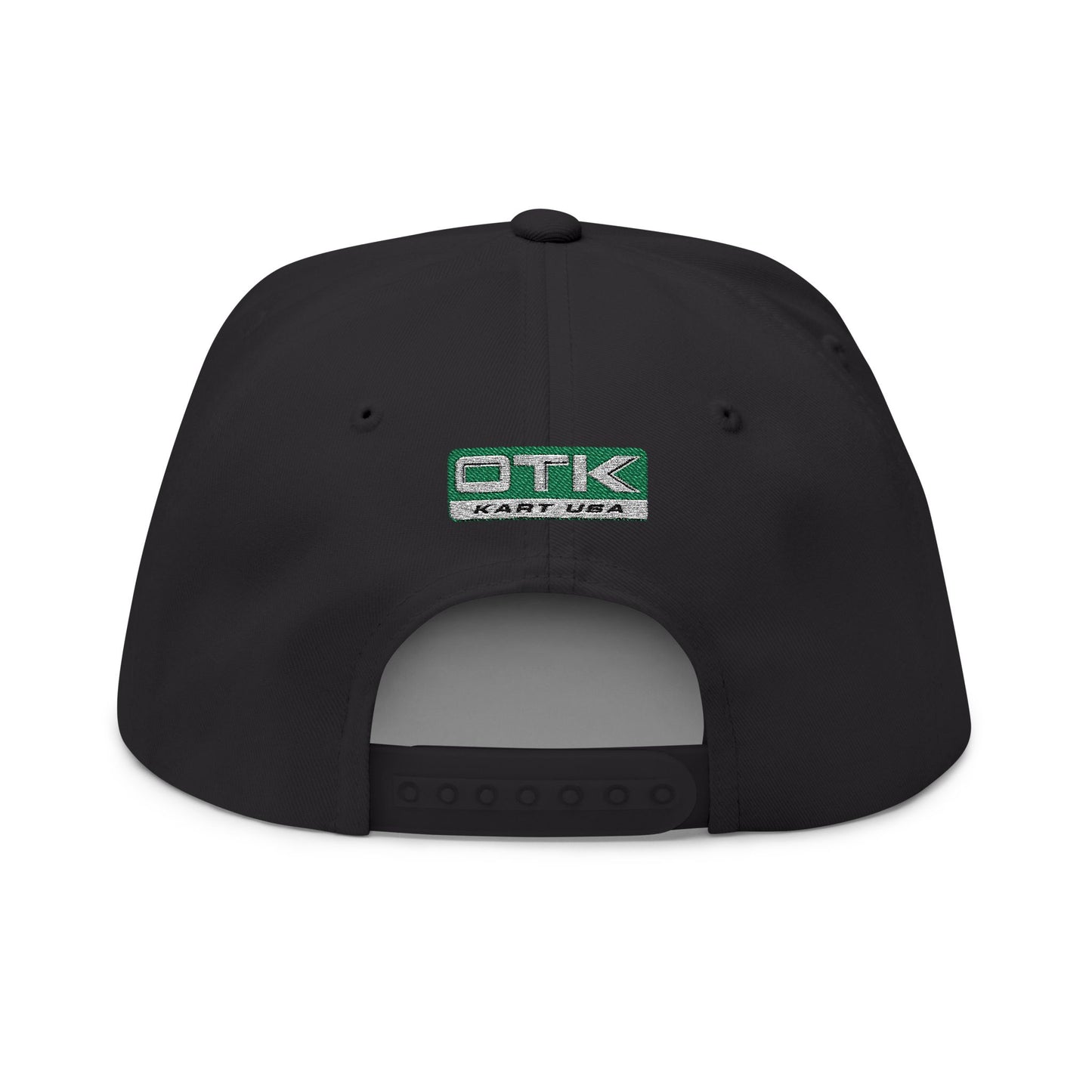WRS Kart Racing Embroidered Flat Bill Cap