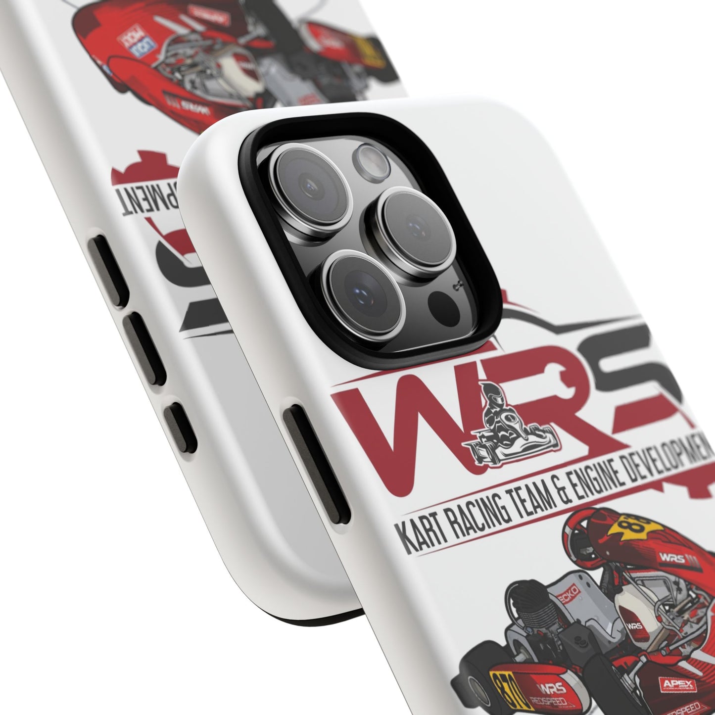 Kart Racing Tough Phone Case – 'WRS' Engine Development Design