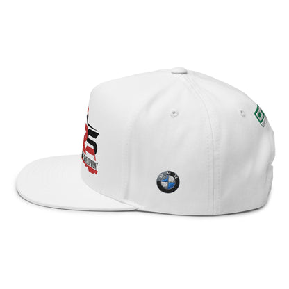 WRS Kart Racing Embroidered Flat Bill Cap