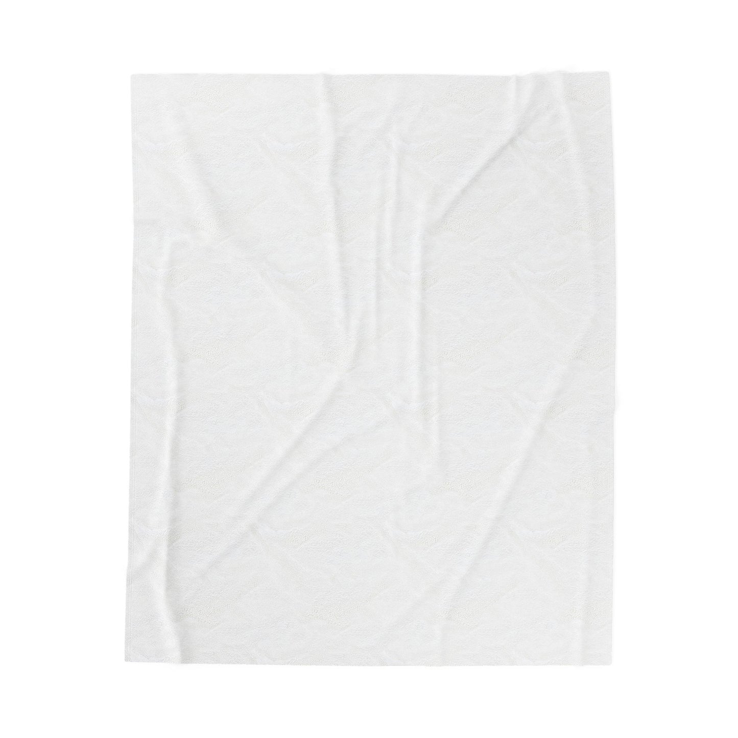 Velveteen Plush Blanket — Repeating WR5 Racing Logo Cozy Throw