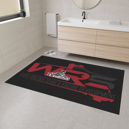 Racing Team Heavy-Duty Floor Mat – WRS Kart Racing Engine Development Logo