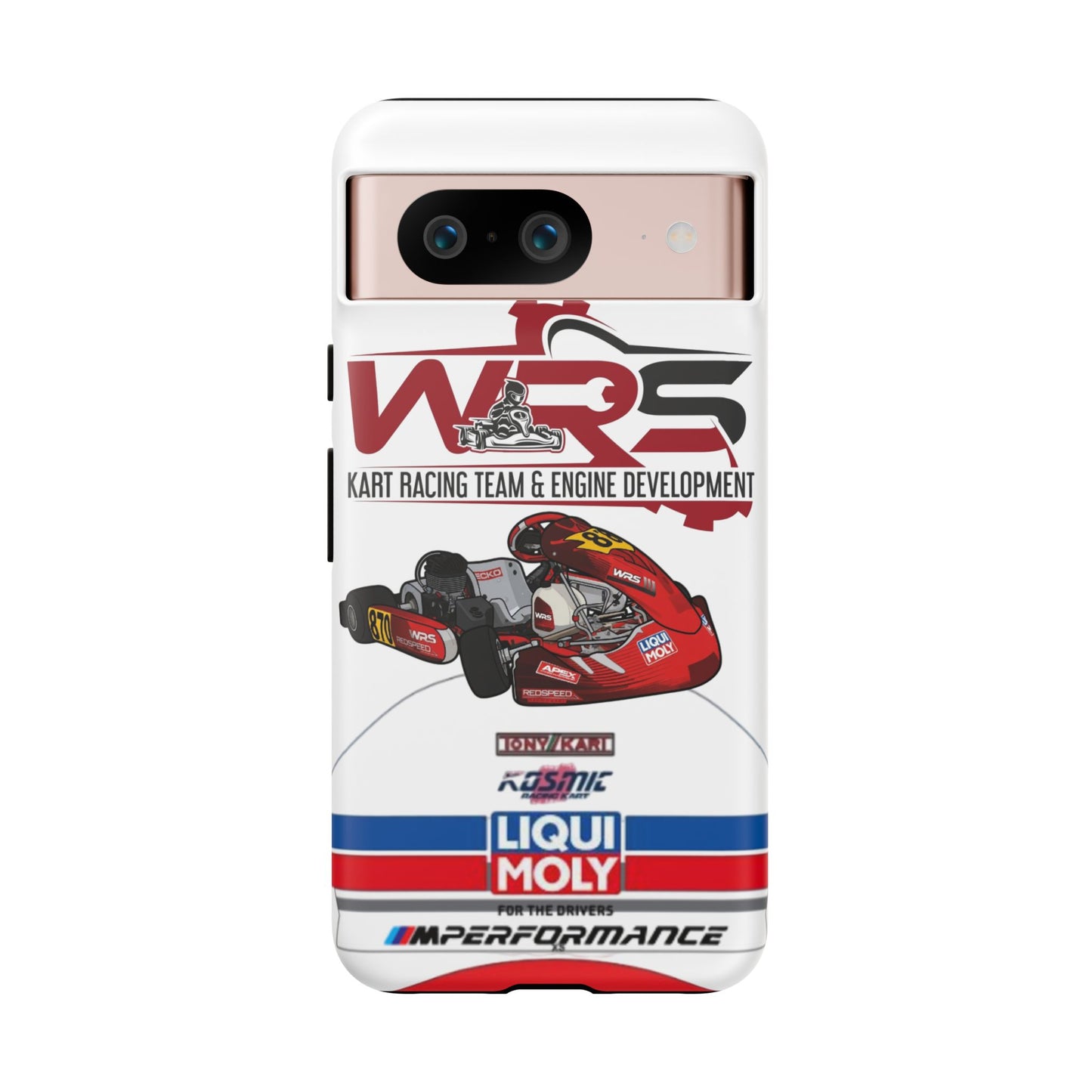 Kart Racing Tough Phone Case – 'WRS' Engine Development Design