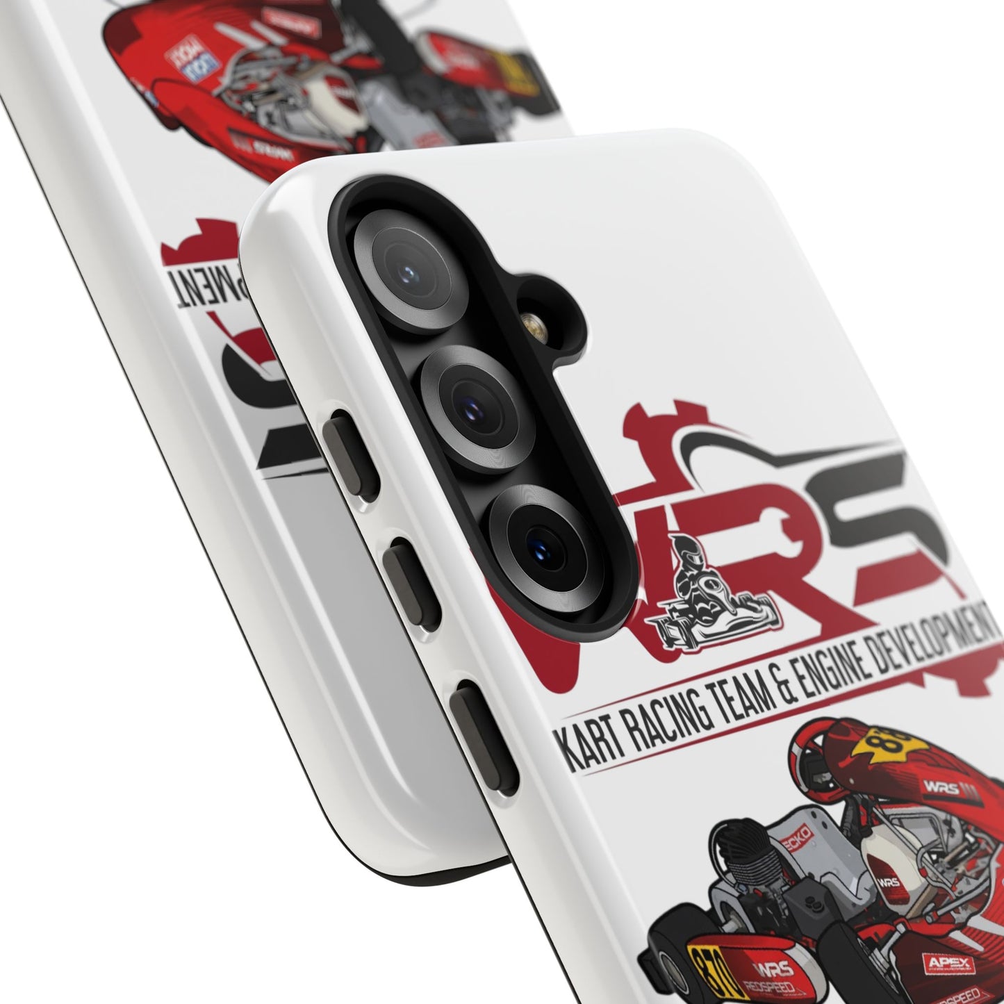 Kart Racing Tough Phone Case – 'WRS' Engine Development Design