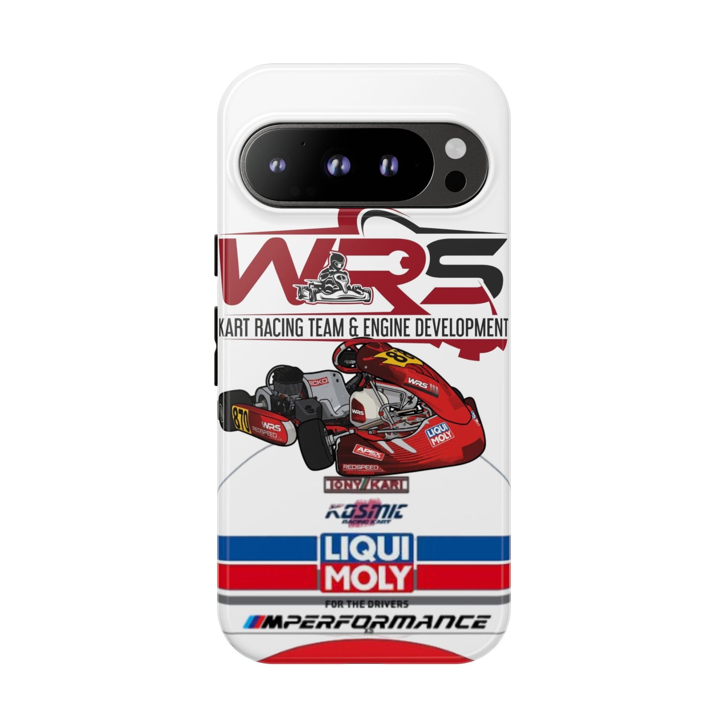 Kart Racing Tough Phone Case – 'WRS' Engine Development Design