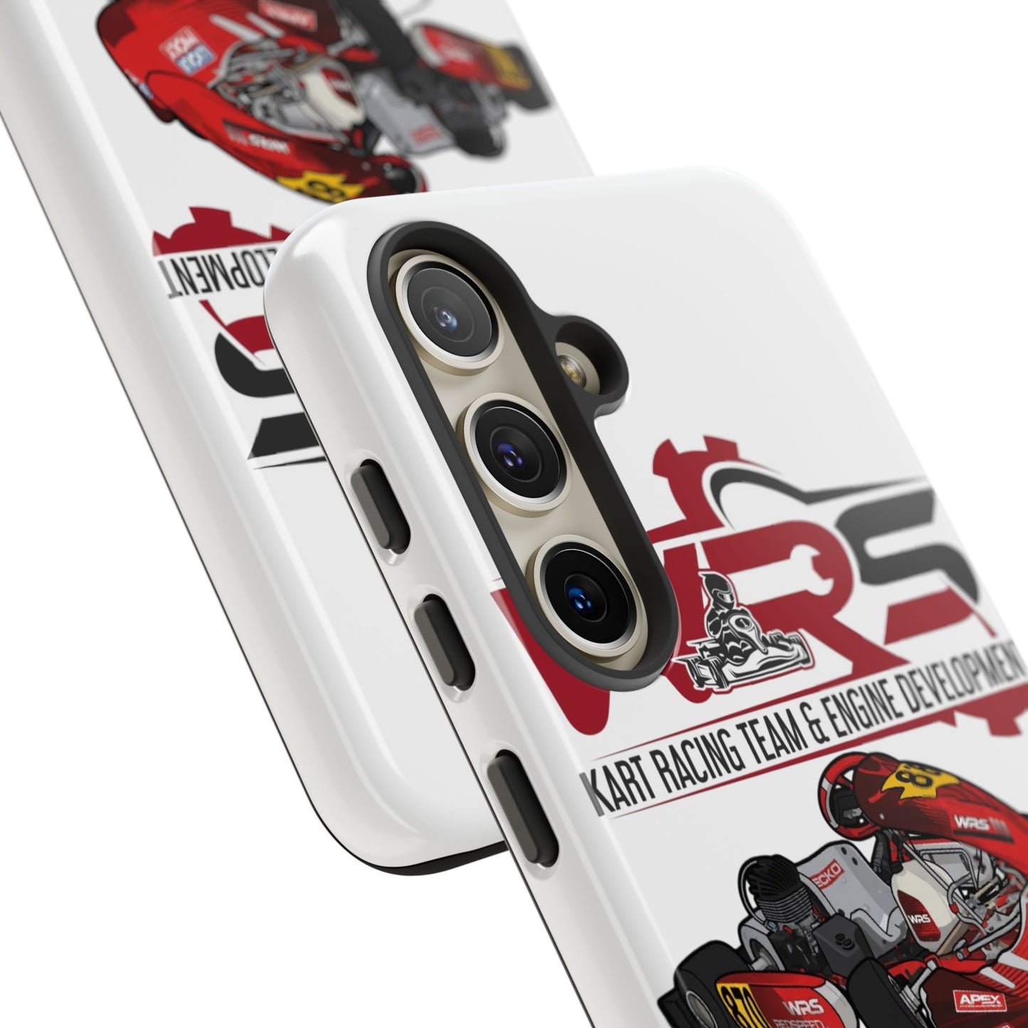 Kart Racing Tough Phone Case – 'WRS' Engine Development Design