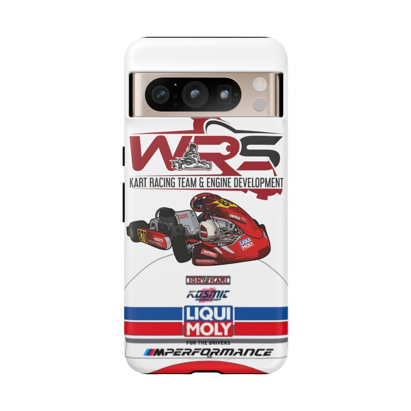 Kart Racing Tough Phone Case – 'WRS' Engine Development Design