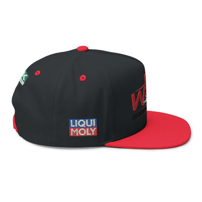 WRS Kart Racing Embroidered Flat Bill Cap
