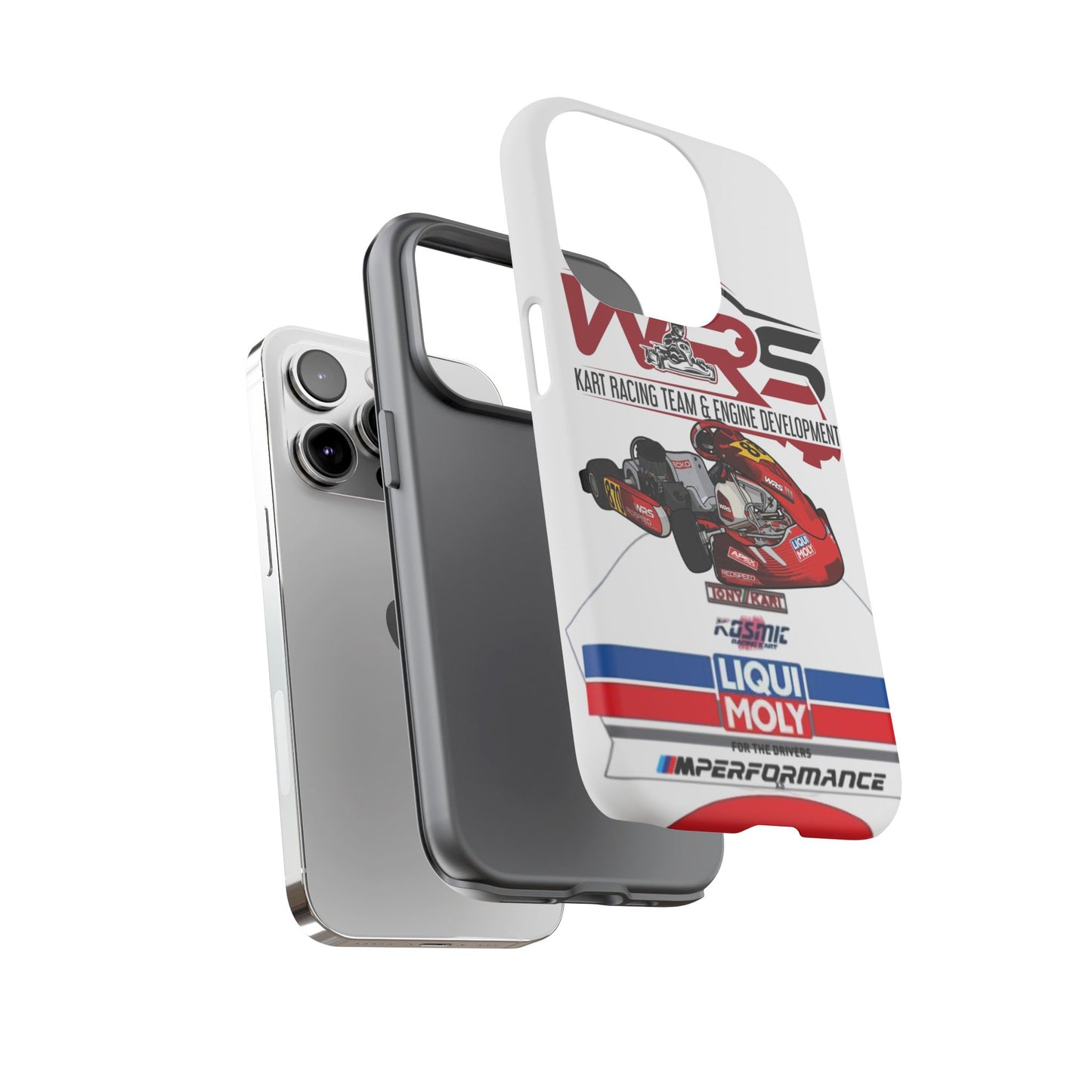 Kart Racing Tough Phone Case – 'WRS' Engine Development Design