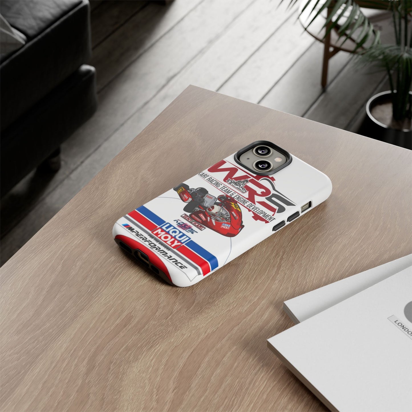 Kart Racing Tough Phone Case – 'WRS' Engine Development Design