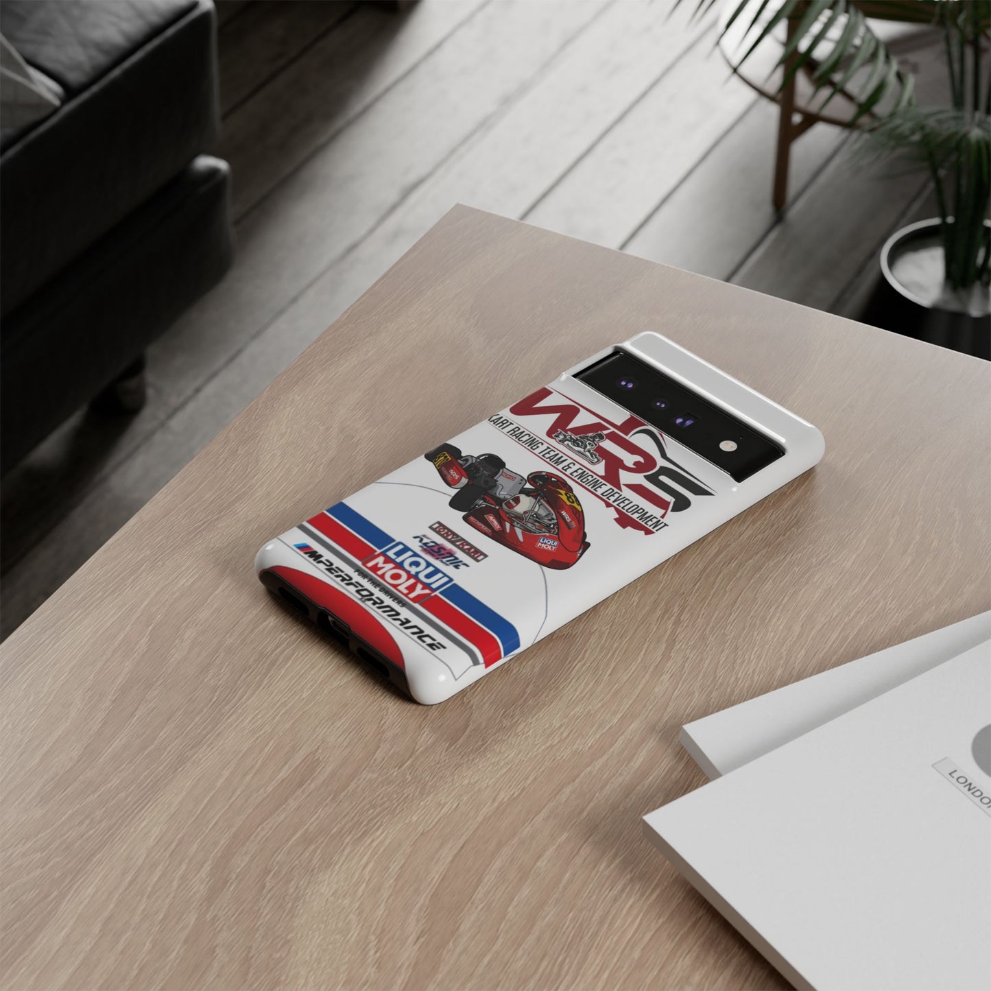 Kart Racing Tough Phone Case – 'WRS' Engine Development Design