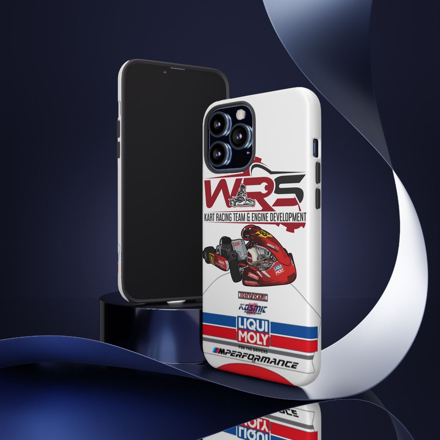Kart Racing Tough Phone Case – 'WRS' Engine Development Design