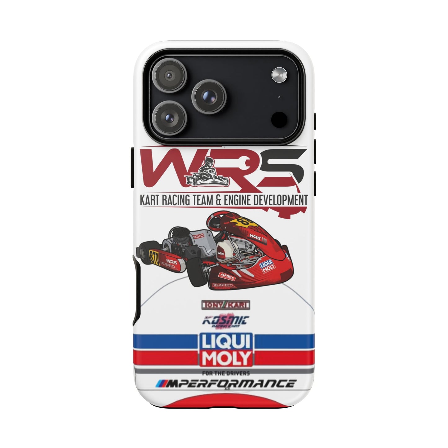 Kart Racing Tough Phone Case – 'WRS' Engine Development Design