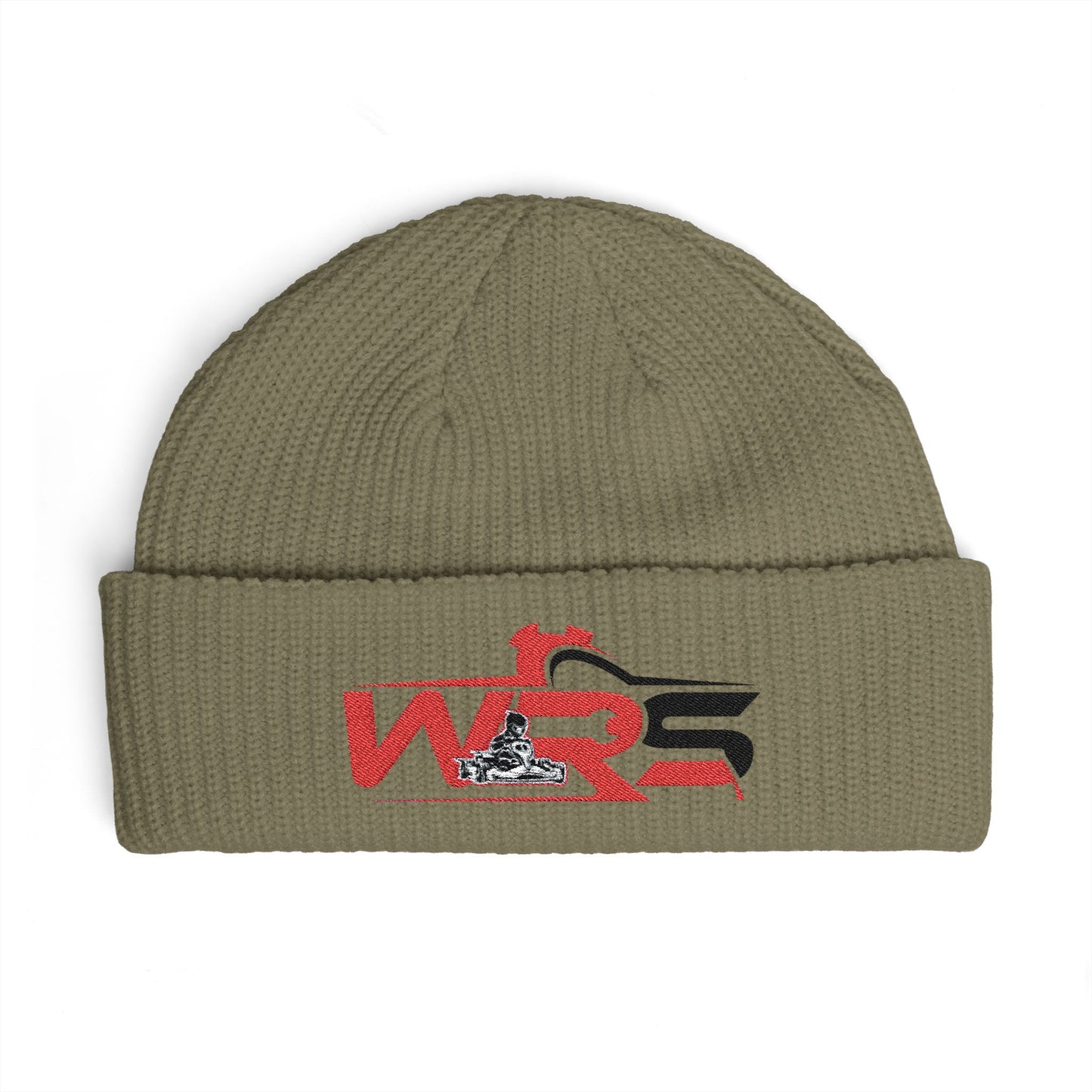 Cuff Beanie - Vintage Racing Logo Knit Cap