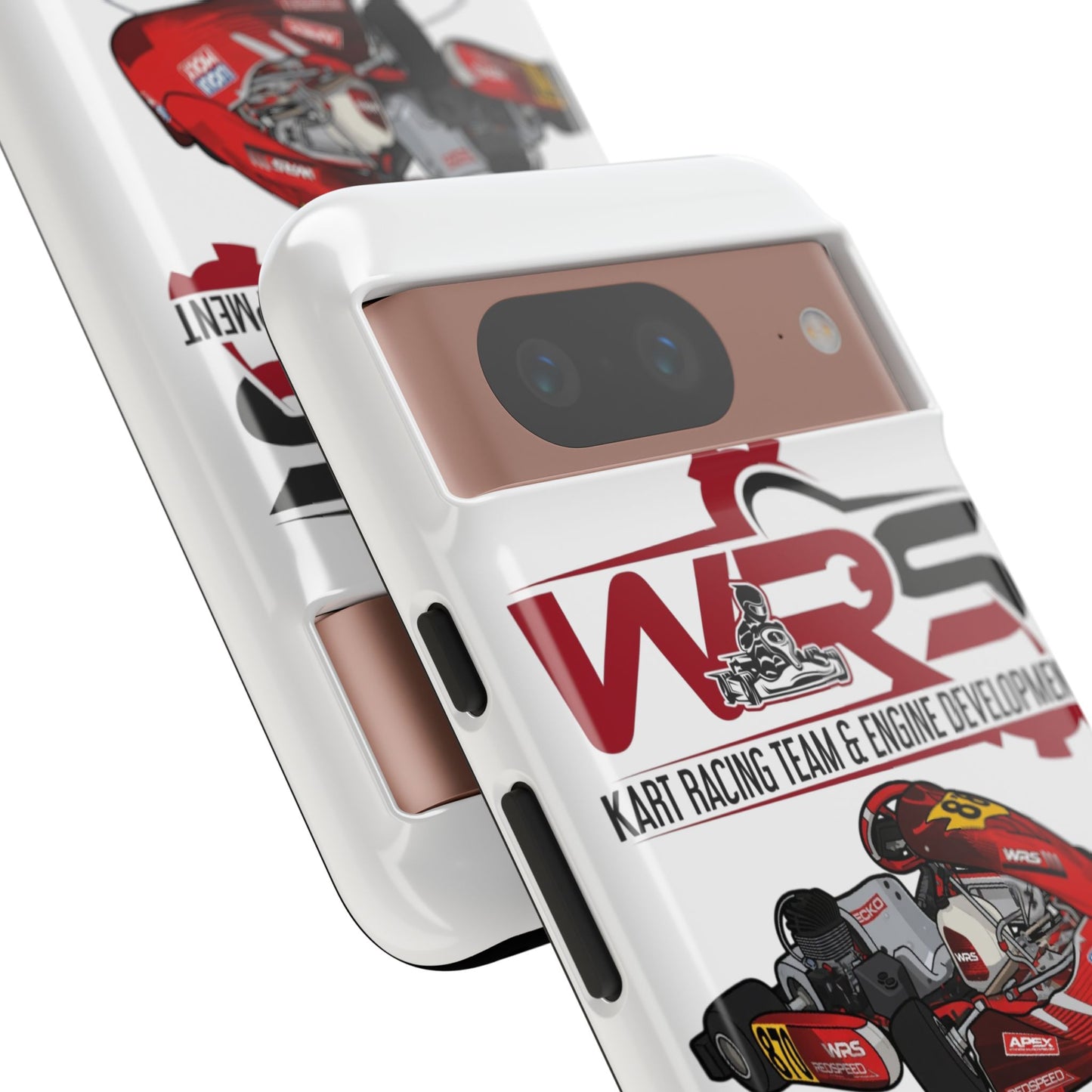Kart Racing Tough Phone Case – 'WRS' Engine Development Design