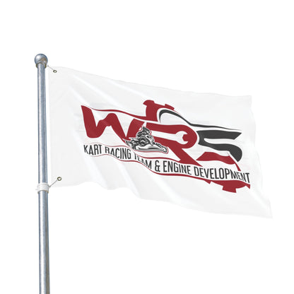 Racing Team Double-Sided Flag — Kart Racing & Engine Development Banner