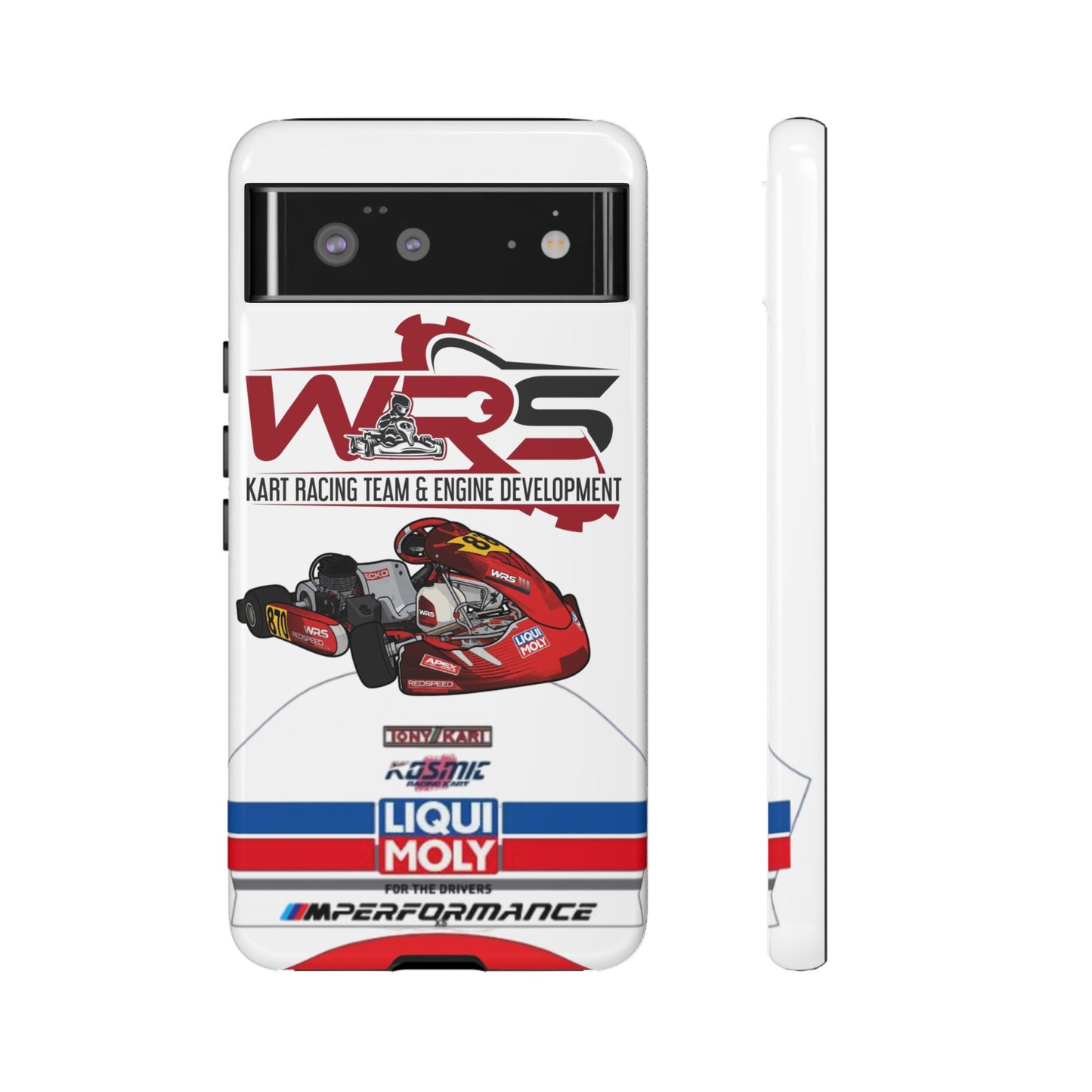 Kart Racing Tough Phone Case – 'WRS' Engine Development Design