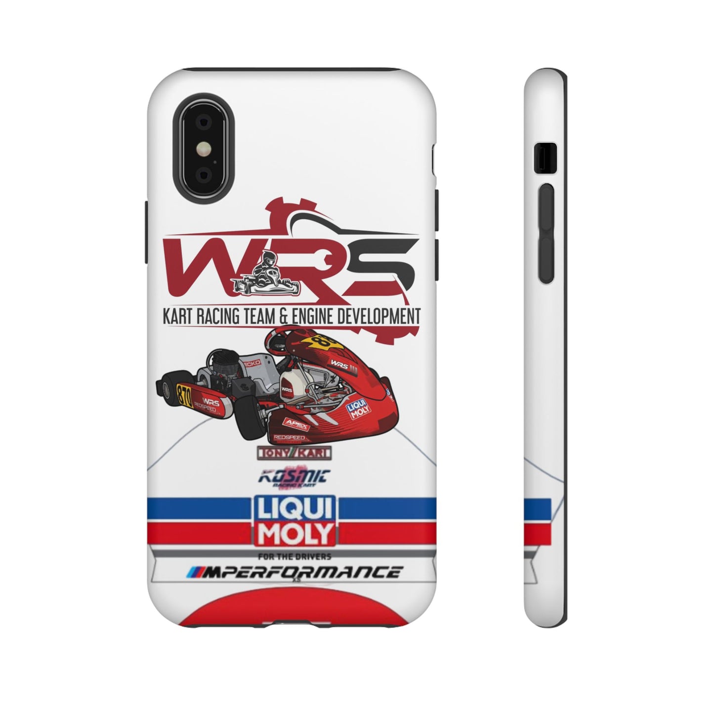 Kart Racing Tough Phone Case – 'WRS' Engine Development Design