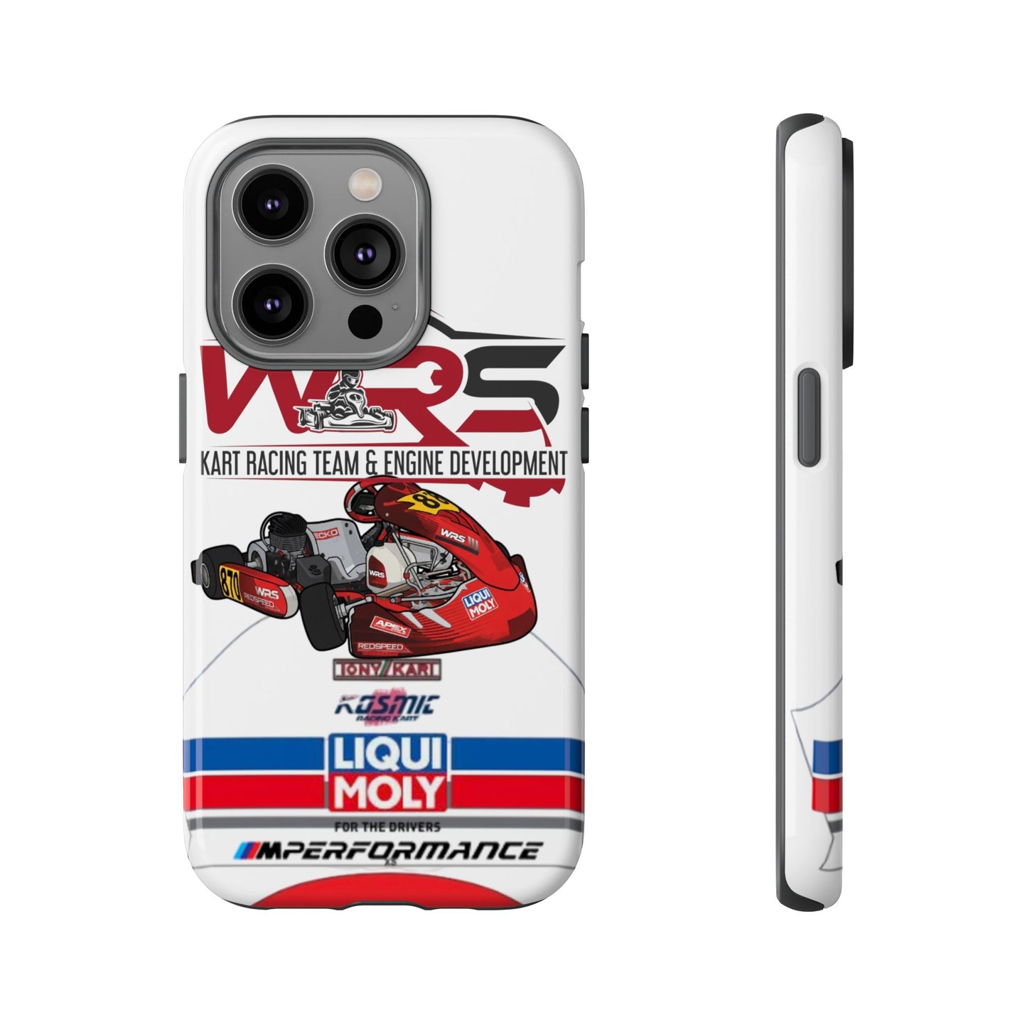 Kart Racing Tough Phone Case – 'WRS' Engine Development Design