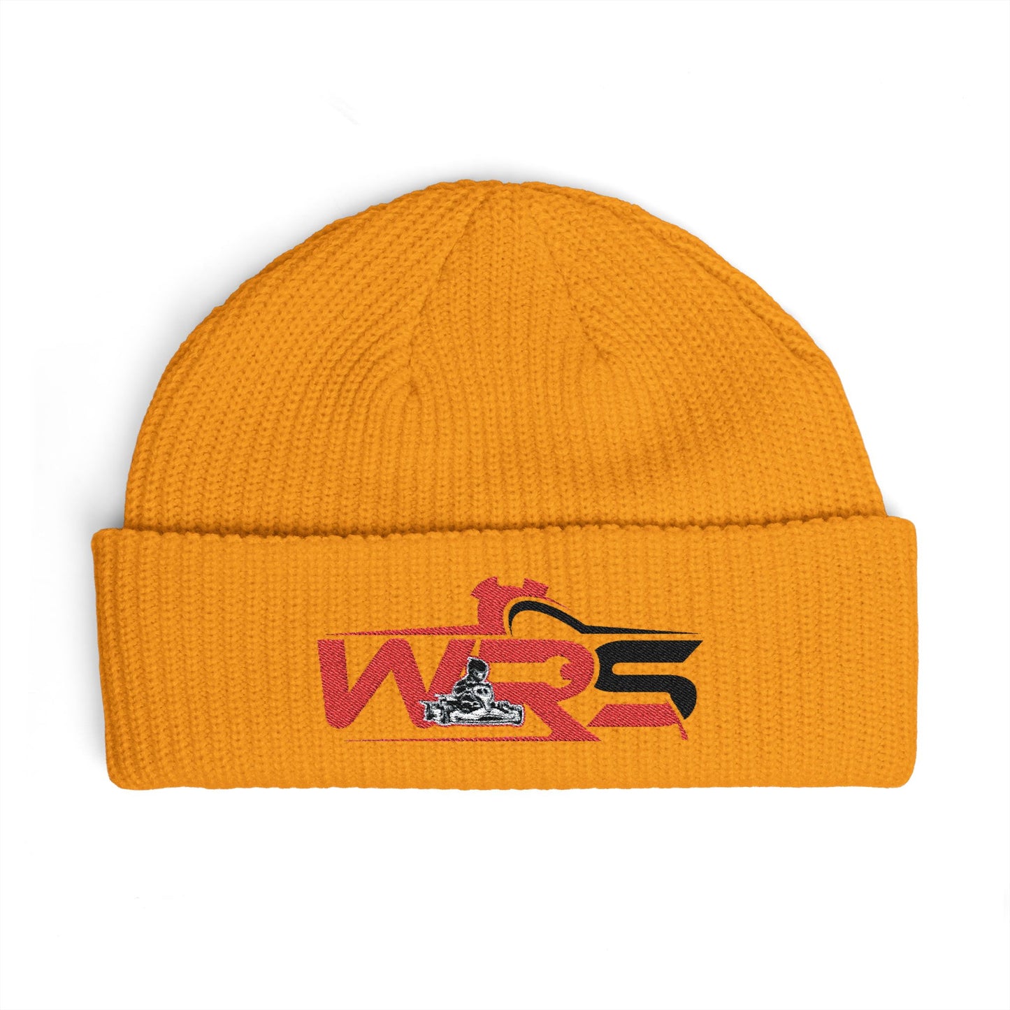 Cuff Beanie - Vintage Racing Logo Knit Cap