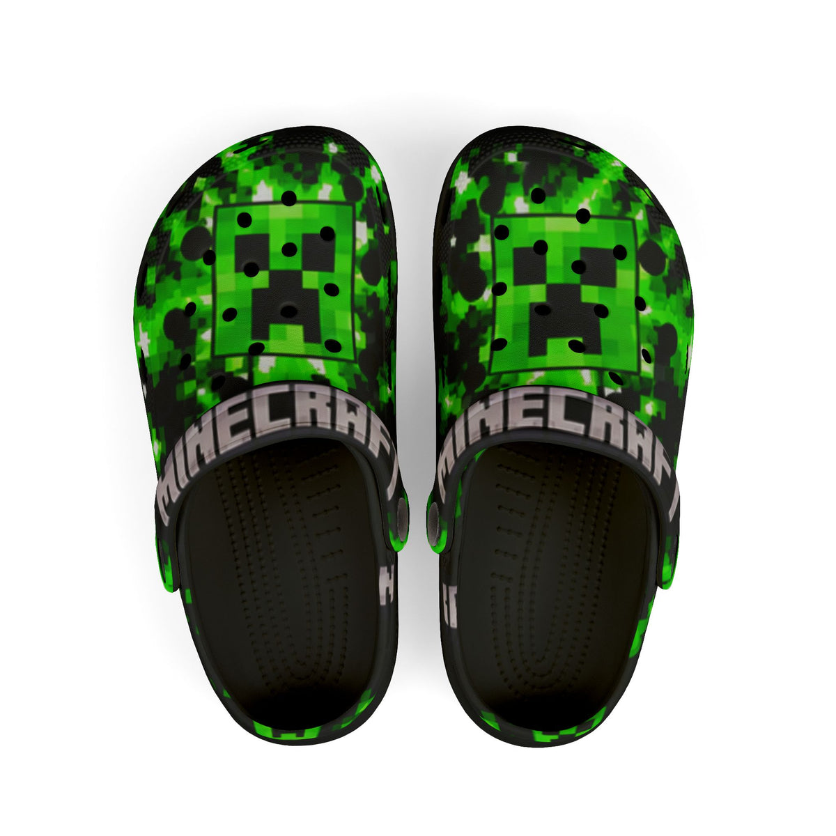 Minecraft Creeper Kids' Foam Clogs