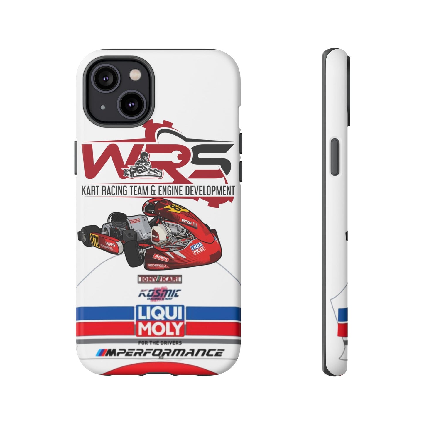 Kart Racing Tough Phone Case – 'WRS' Engine Development Design