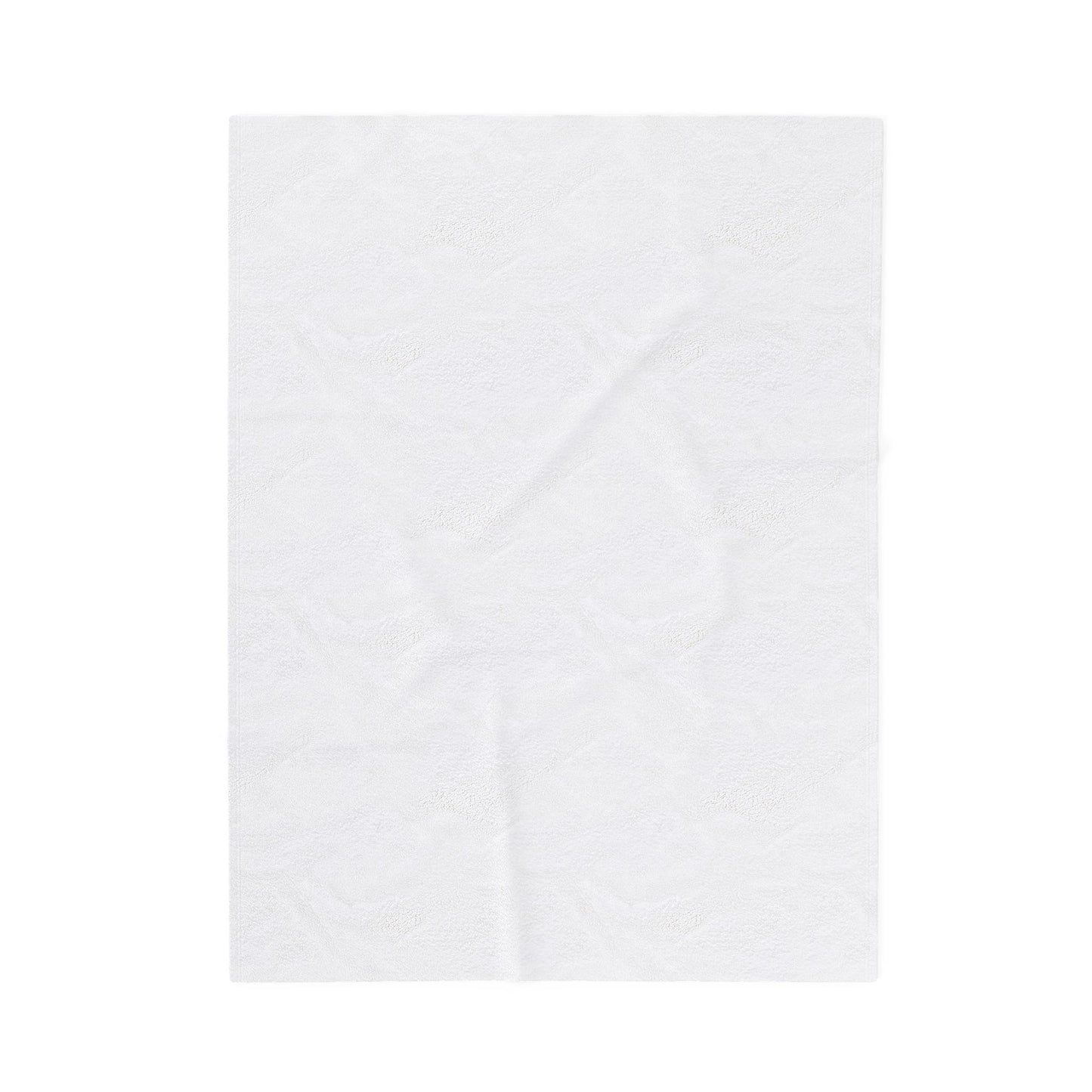 Velveteen Plush Blanket — Repeating WR5 Racing Logo Cozy Throw