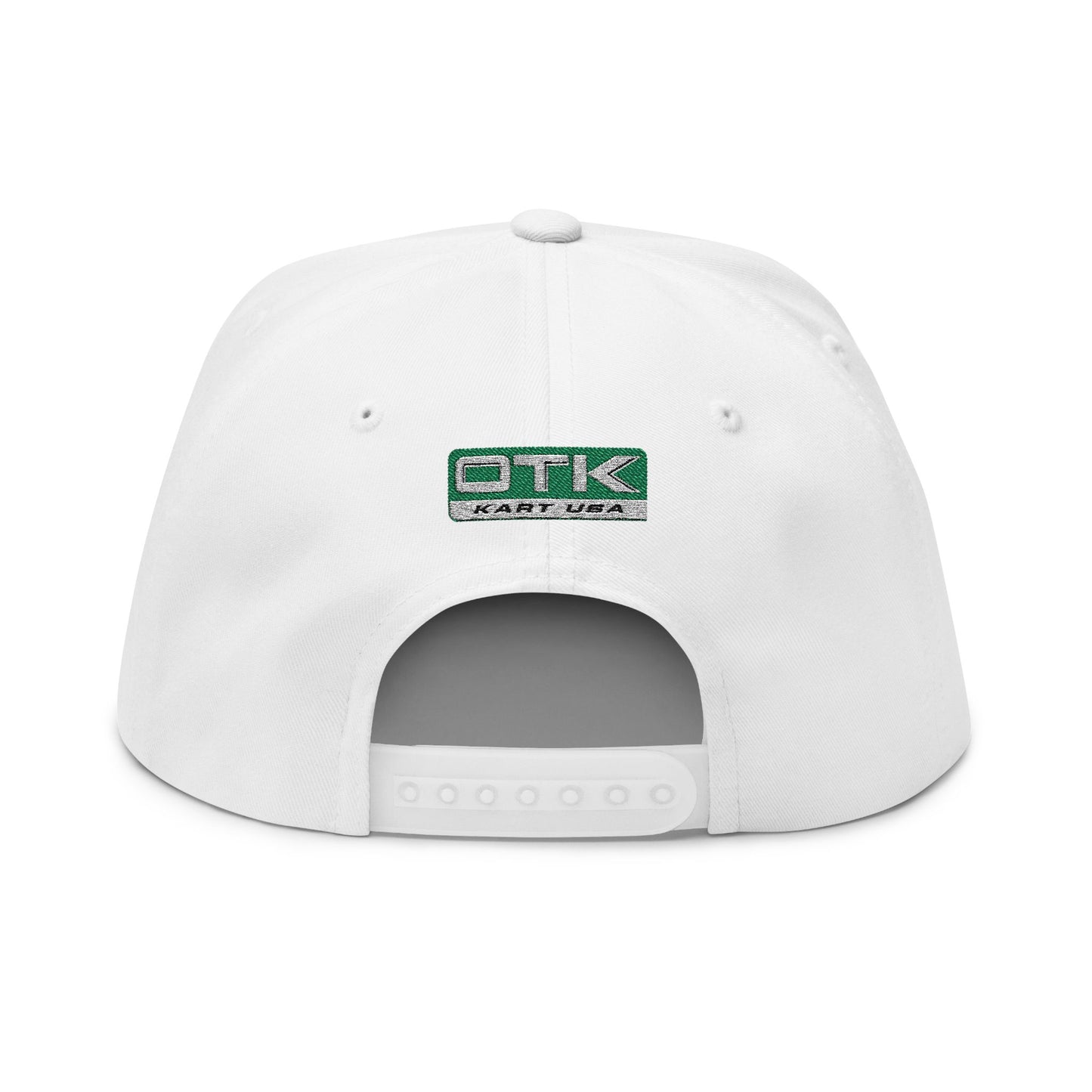 WRS Kart Racing Embroidered Flat Bill Cap