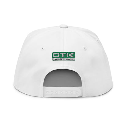 WRS Kart Racing Embroidered Flat Bill Cap