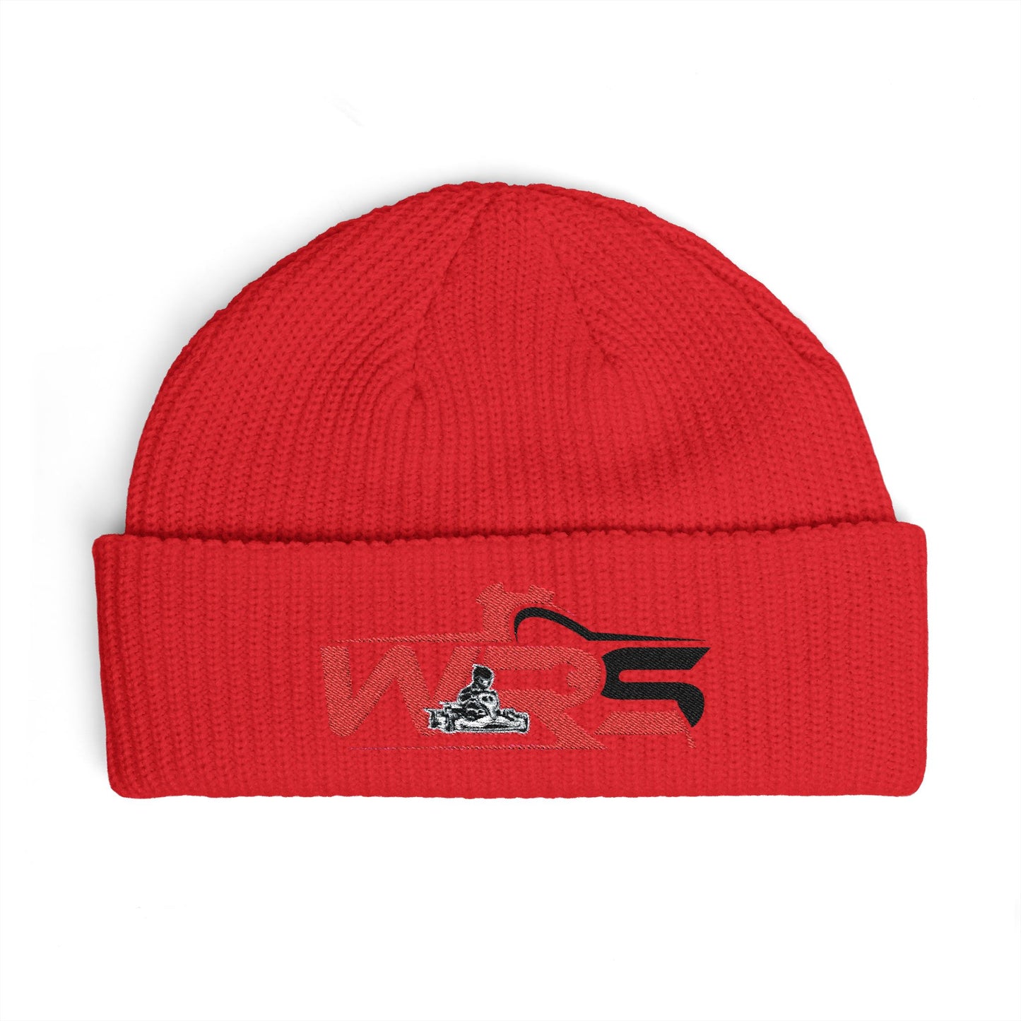 Cuff Beanie - Vintage Racing Logo Knit Cap