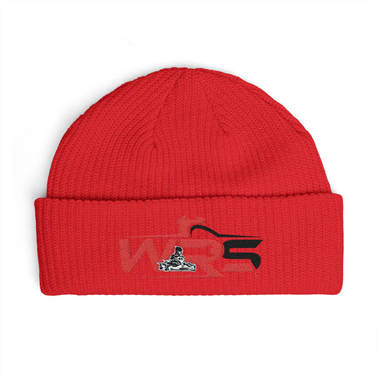 Cuff Beanie - Vintage Racing Logo Knit Cap