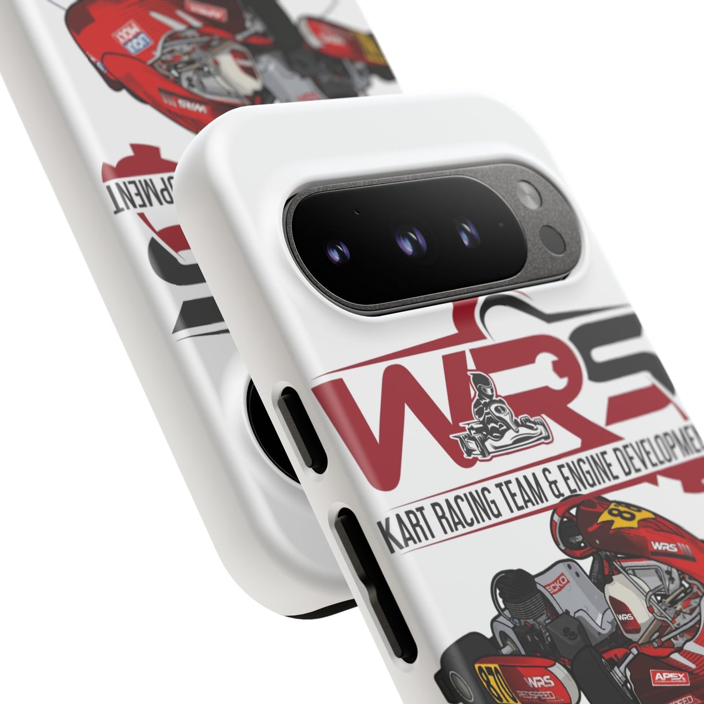 Kart Racing Tough Phone Case – 'WRS' Engine Development Design